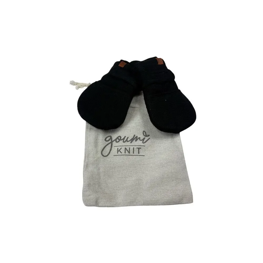 Goumi Stay On Baby Mitts‎ - Knit NWT 3-6 months Shadow